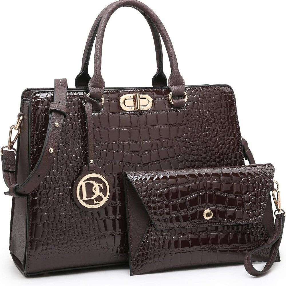 Women Handbags Purses Ladies Work Purse Satchel Tote Top Handle Shoulder Bags wi